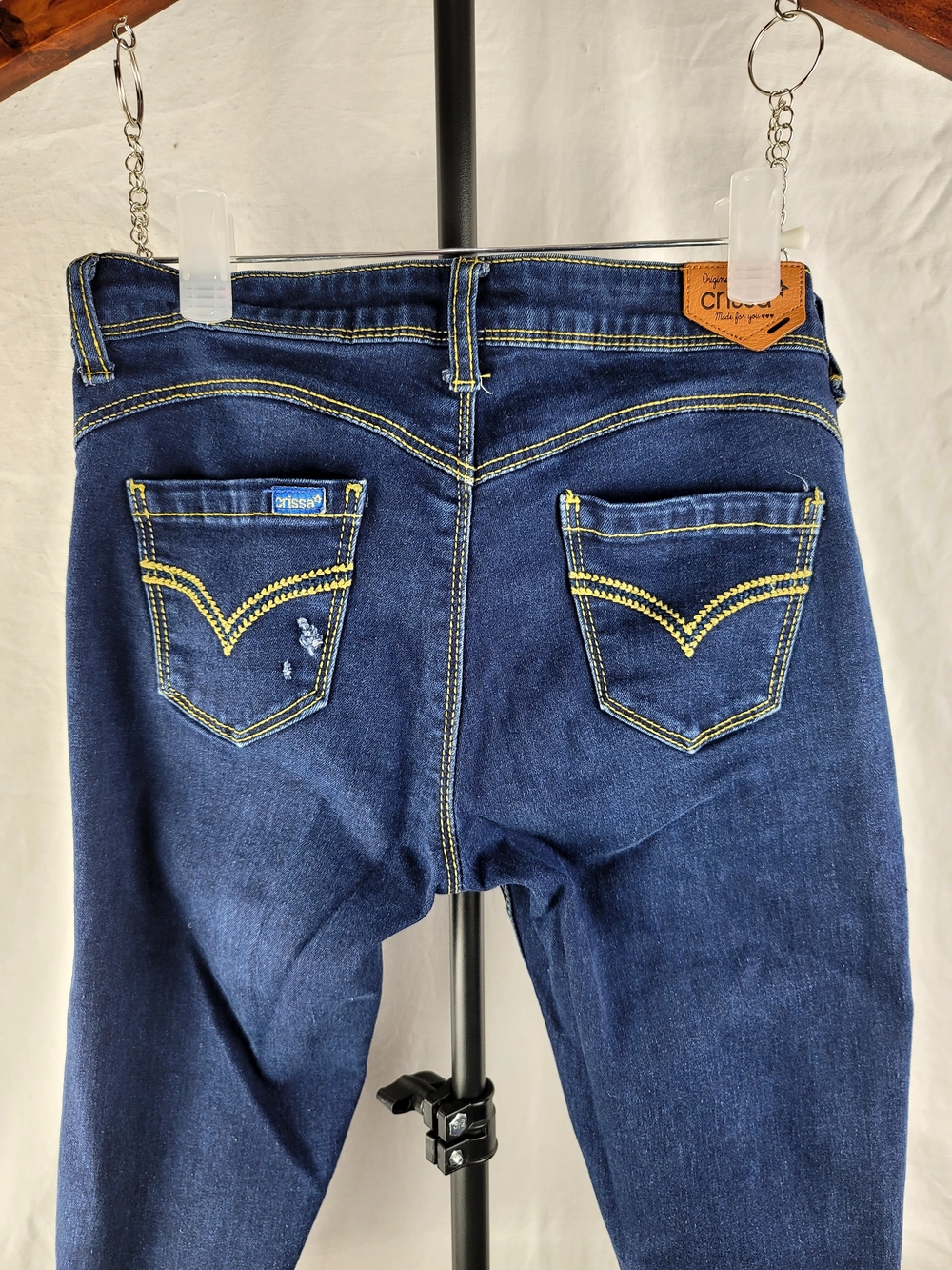 Crissa Denim Stretch Skinny Jeans Sz 27 - Picture 3 of 8